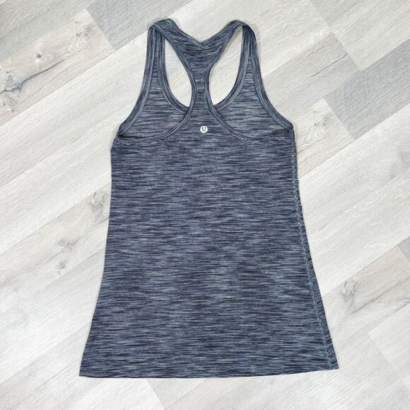 Lululemon Cool Racerback II Nulu Tank Top Shirt Wee‎ Are From Space Grey 4 - Picture 9 of 11